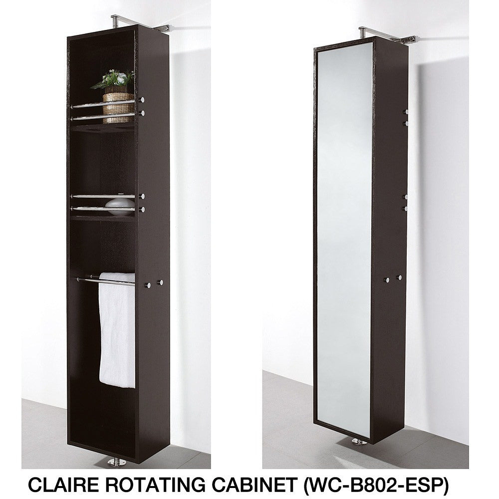 WYNDHAM COLLECTION Manola 60-Inch Double Wall-Mounted Bathroom Vanity Set - Espresso