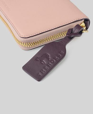 Block Wallet in Blush / Plum