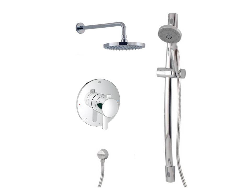 GROHE Cosmopolitan Dual Function Modern Bathroom Shower Set