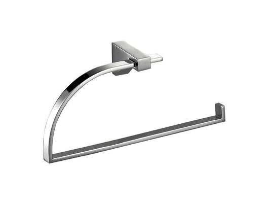 Cristal small towel ring holder - Chrome
