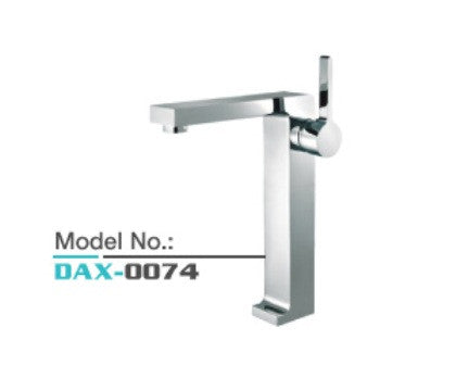 Dax-0074 Tall Single Hole Mount Modern Bathroom Vanity Faucet