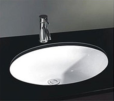 Dax-100 Modern Bathroom Undermount Sink (Ceramic)