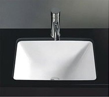 Dax-202-C Modern Bathroom Undermount Sink (Ceramic)