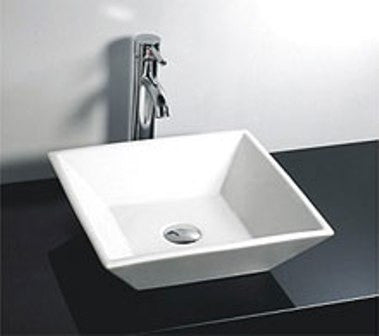 Dax-230 Modern Bathroom Vessel Sink (Ceramic)