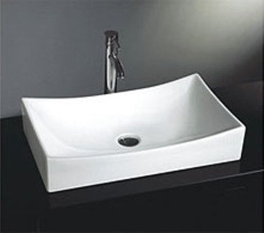 Dax-280-B Modern Bathroom Vessel Sink (Ceramic)