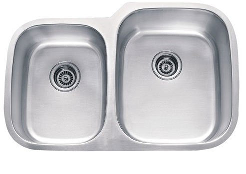 Dax-3120-R Modern Undermount Double Bowl Kitchen Sink