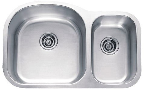 Dax-3121-L Modern Undermount Double Bowl Kitchen Sink