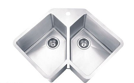 Dax-337 Modern Undermount Corner Kitchen Sink