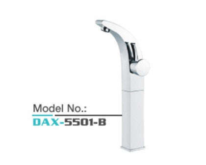 Dax-5501-B Tall Single Hole Mount Modern Bathroom Vanity Faucet