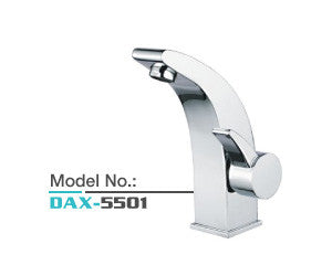 Dax-5501A Short Single Hole Mount Modern Bathroom Vanity Faucet