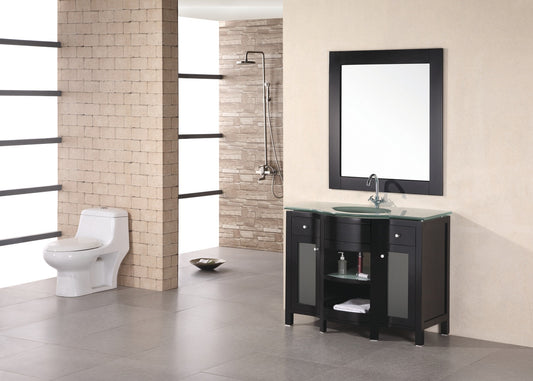 DESIGN ELEMENT Rome 43" Single Drop-In Sink Vanity Set