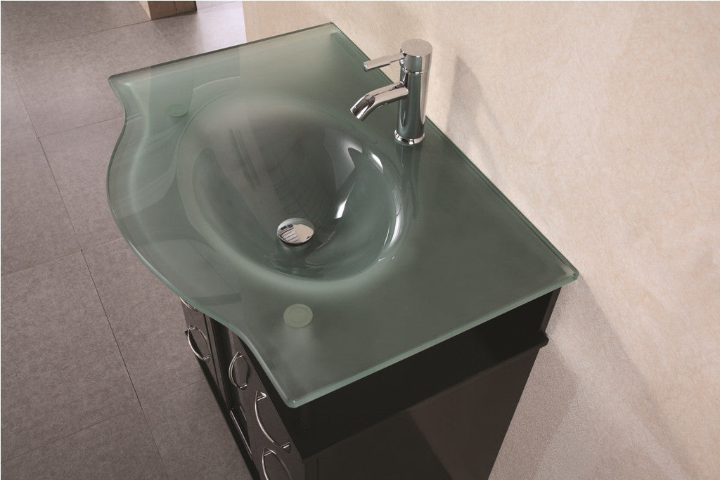 DESIGN ELEMENT Huntington 30" Single Drop-In Sink Vanity Set