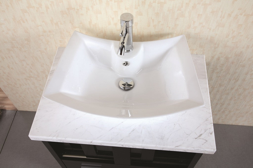 DESIGN ELEMENT Elite 30" Single Vessel Sink Vanity Set