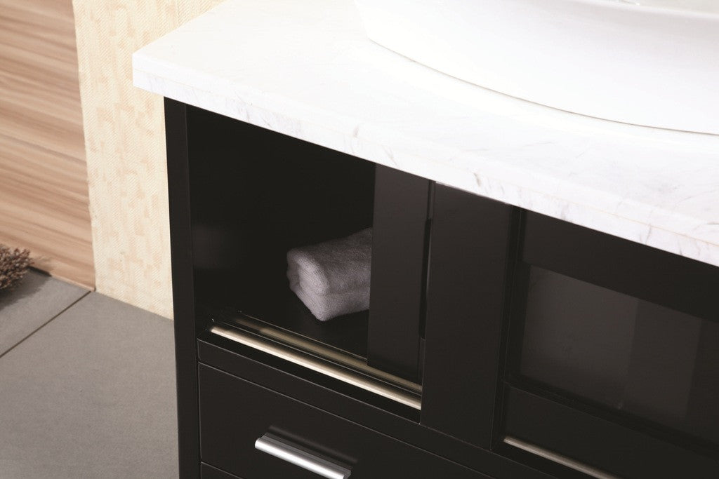 DESIGN ELEMENT Elite 30" Single Vessel Sink Vanity Set