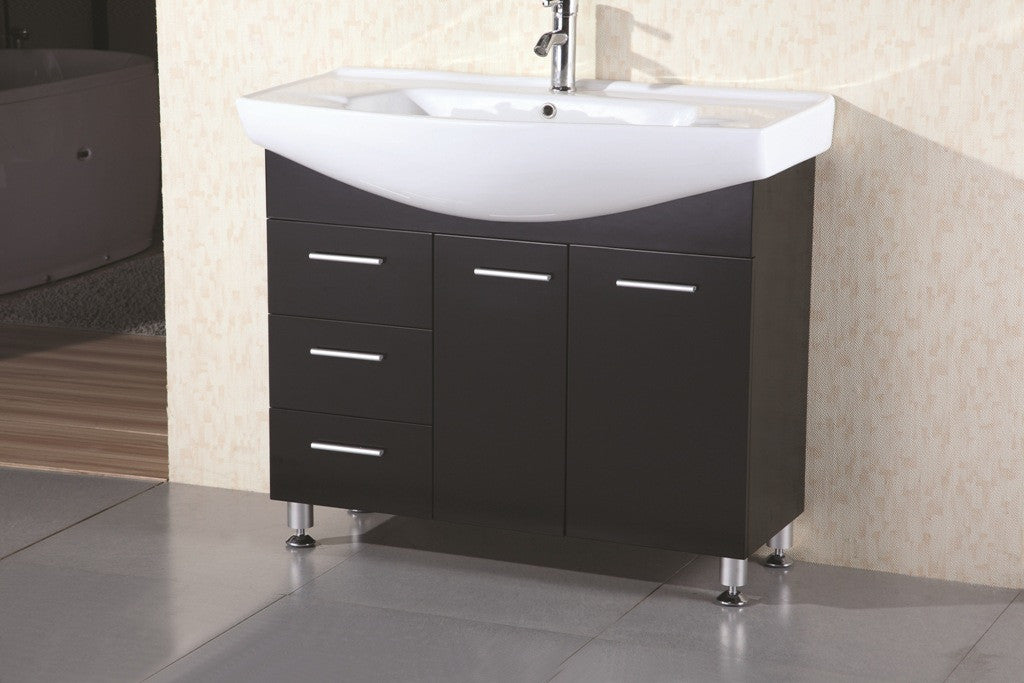 DESIGN ELEMENT Sierra 40" Single Drop-In Sink Vanity