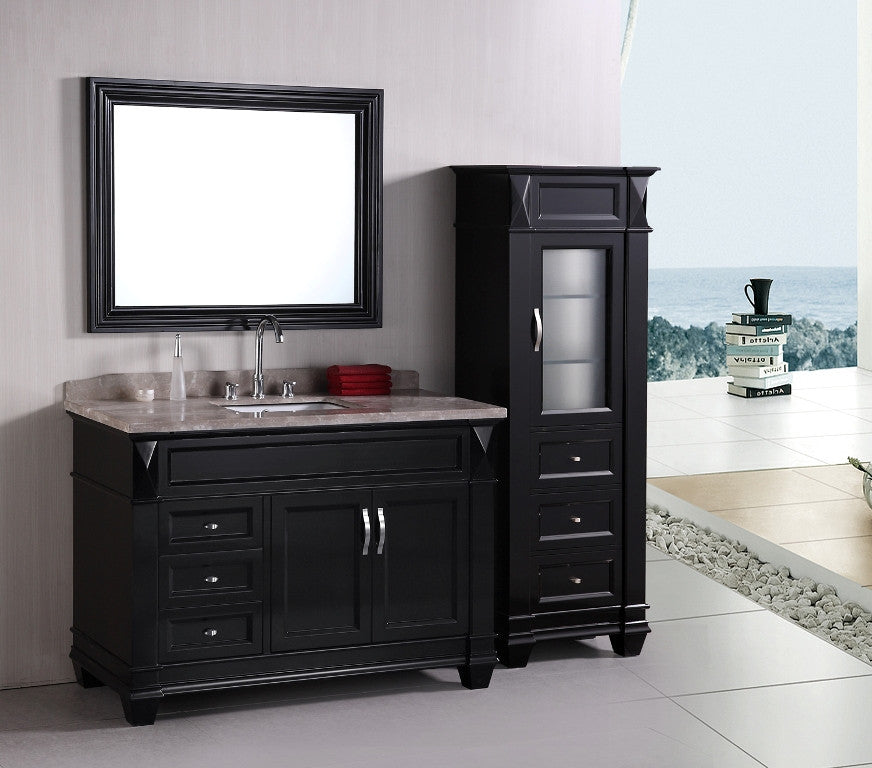 DESIGN ELEMENT Hudson 48" Single Bathroom Vanity set