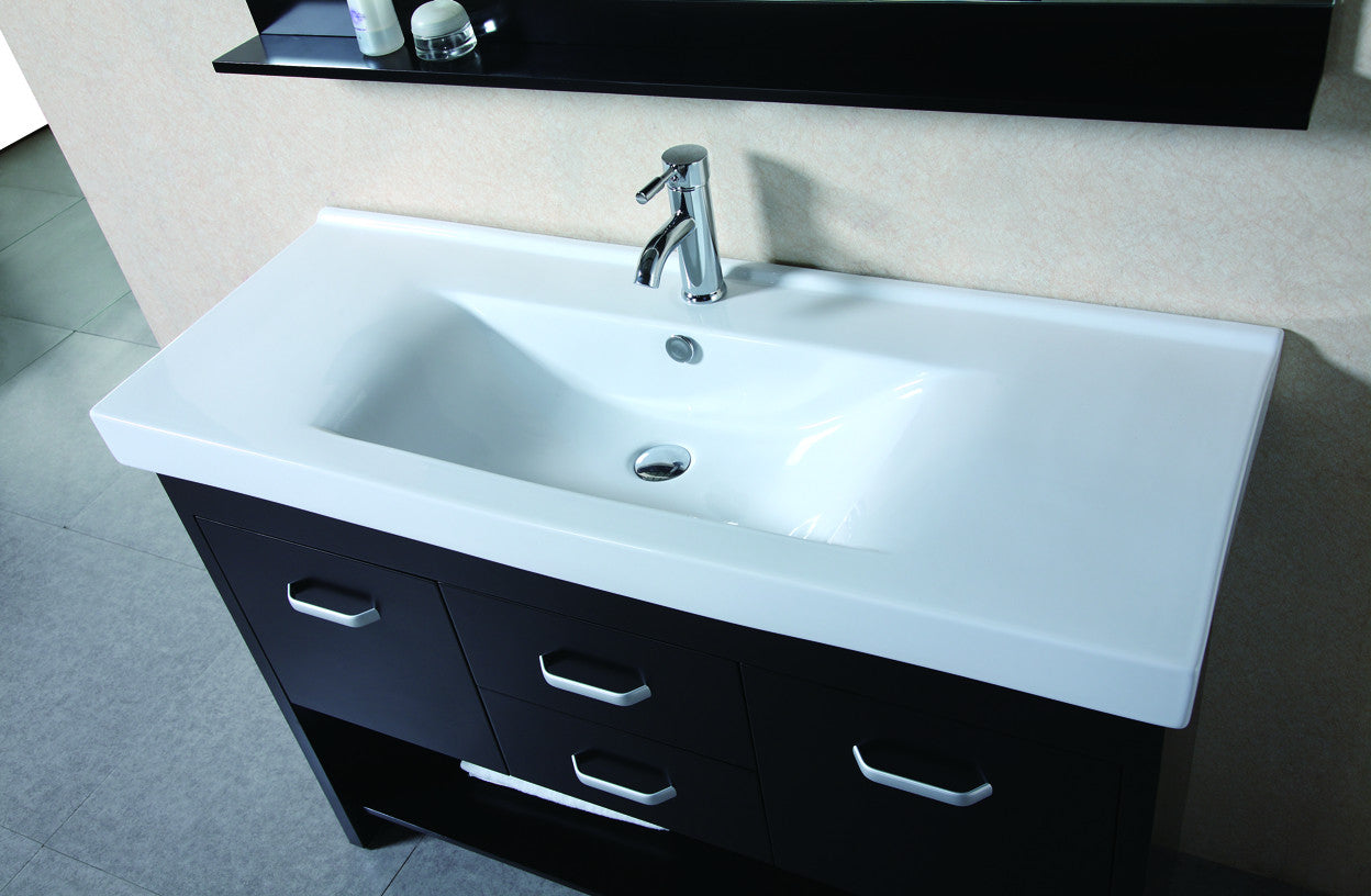 DESIGN ELEMENT Citrus 48" Single Drop-In Sink Vanity