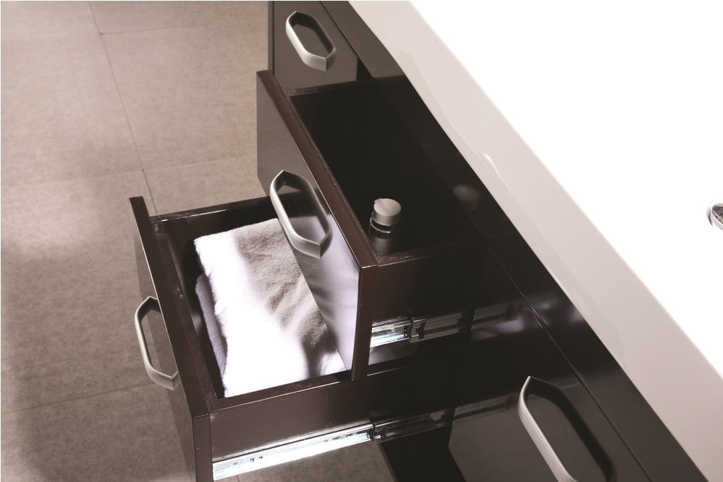 DESIG ELEMENT Citrus 48" Double Sink Vanity Set