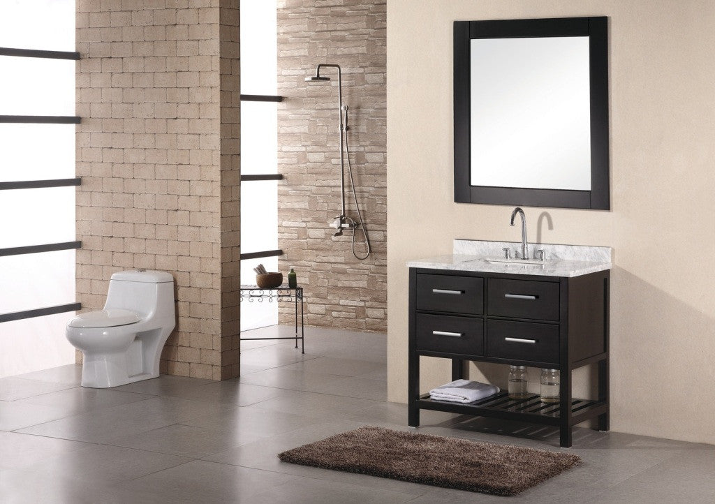 DESIGN ELEMENT London 36" Single Sink Vanity Set