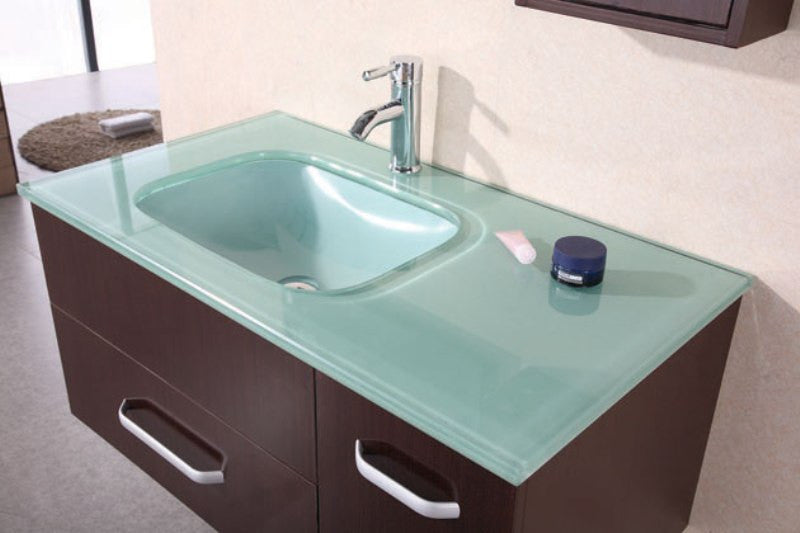 DESIGN ELEMENT Christine 35" Wall Mount Single Sink Vanity