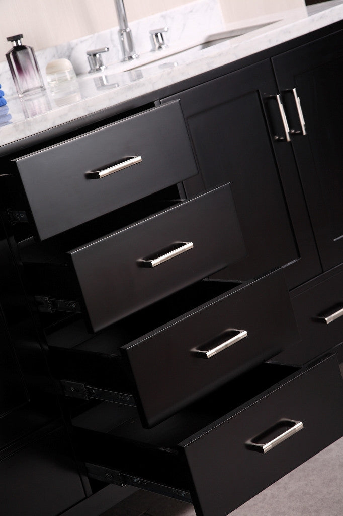 DESIGN ELEMENT London 72" Double Sink Vanity Set