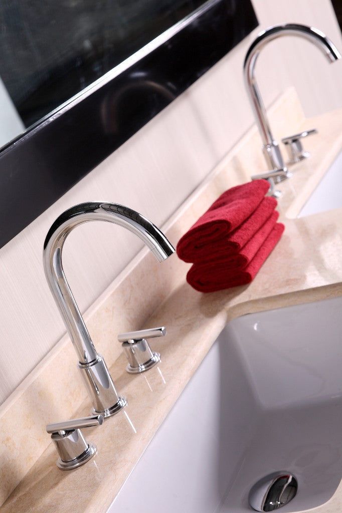 DESIGN ELEMENT Venetian 60" Double Sink Vanity Set