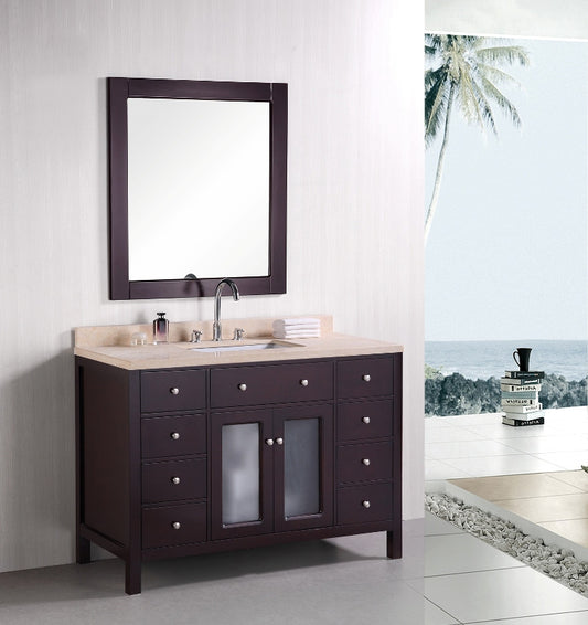 DESIGN ELEMENT Venetian 48" Single Sink Vanity Set