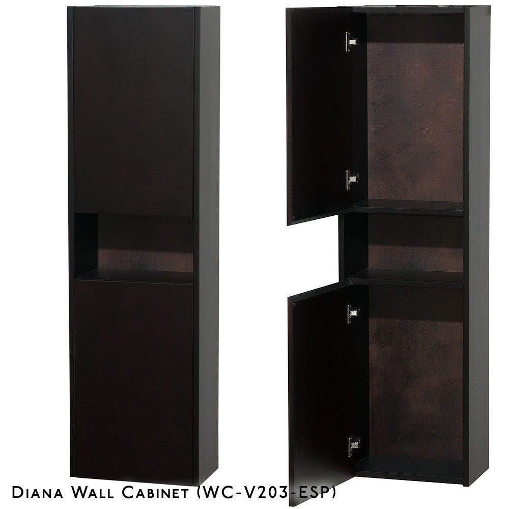 WYNDHAM COLLECTION Premiere 36-Inch Bathroom Vanity Set - Espresso