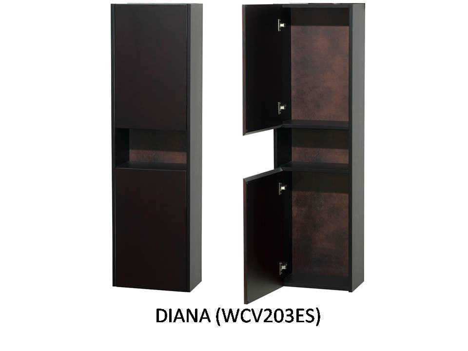 WYNDHAM COLLECTION Centra 24" Bathroom Vanity Set - Espresso