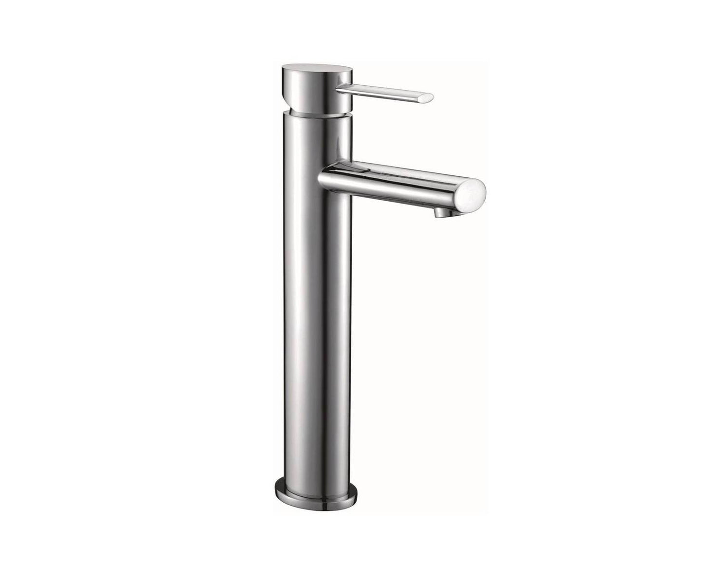 Dilo Tall Single Hole Mount Bathroom Vanity Faucet - Brushed Nickel