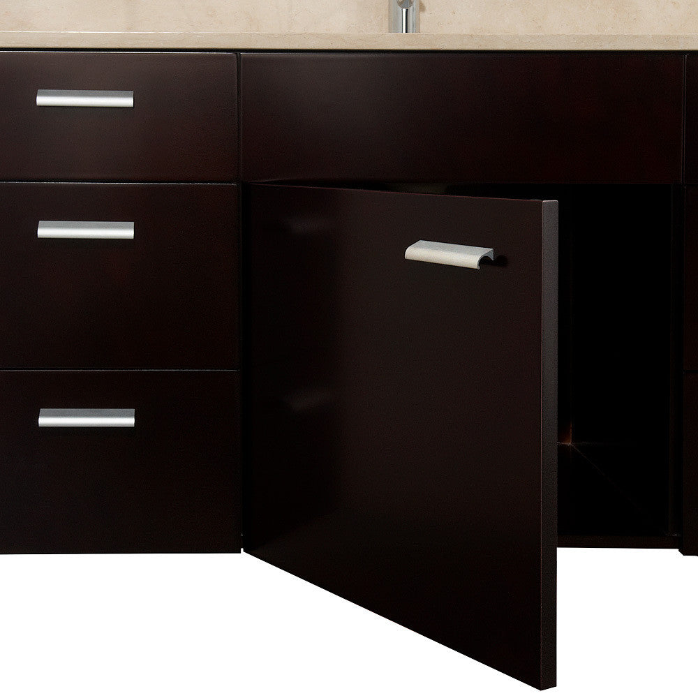 WYNDHAM COLLECTION Encore 52-Inch Single Bathroom Vanity Set - Espresso