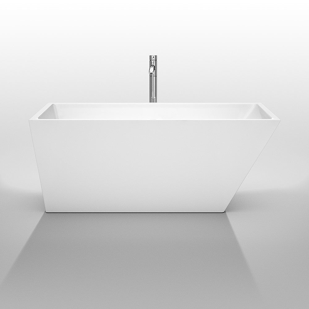 WYNDHAM COLLECTION Hannah 59-Inch Soaking Bathtub