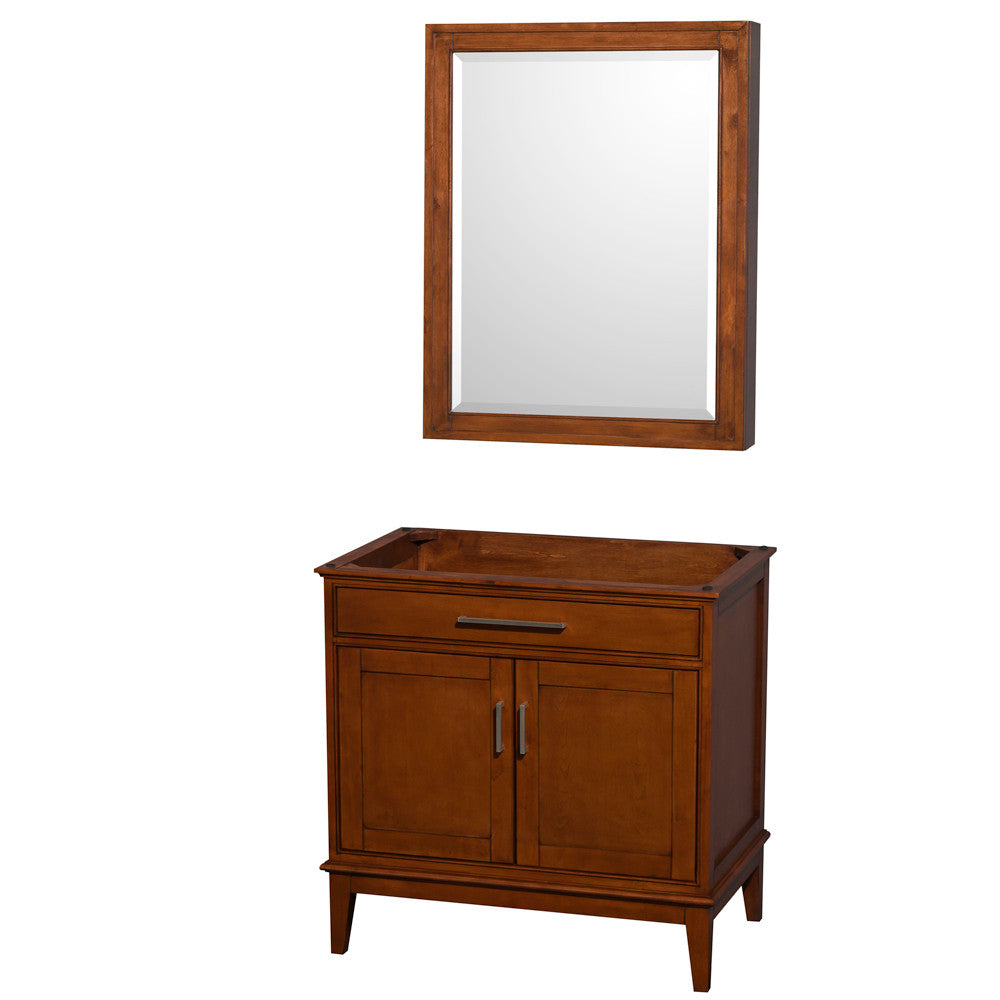 Hatton 36-Inch Single Bathroom Vanity - Light Chestnut