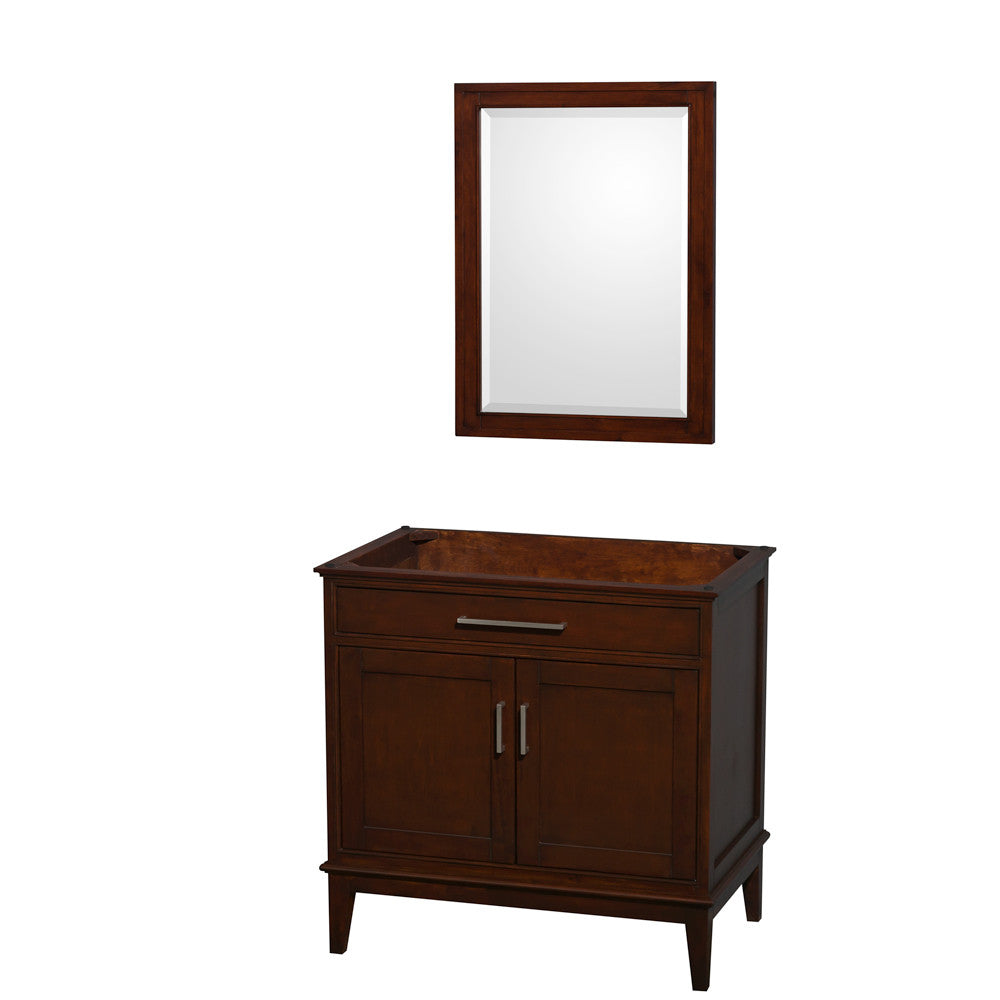 Hatton 36-Inch Single Bathroom Vanity - Dark Chestnut