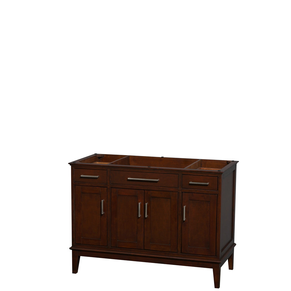 Hatton 48-Inch Single Bathroom Vanity - Dark Chestnut