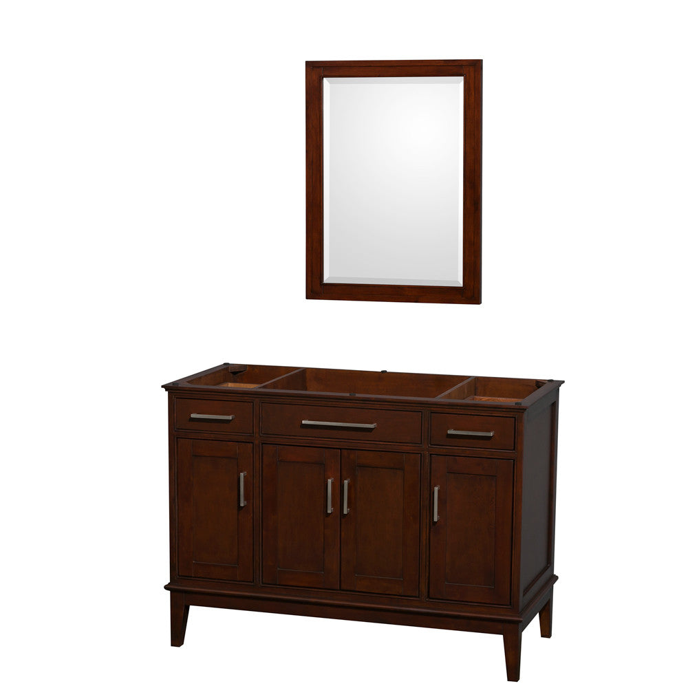 Hatton 48-Inch Single Bathroom Vanity - Dark Chestnut
