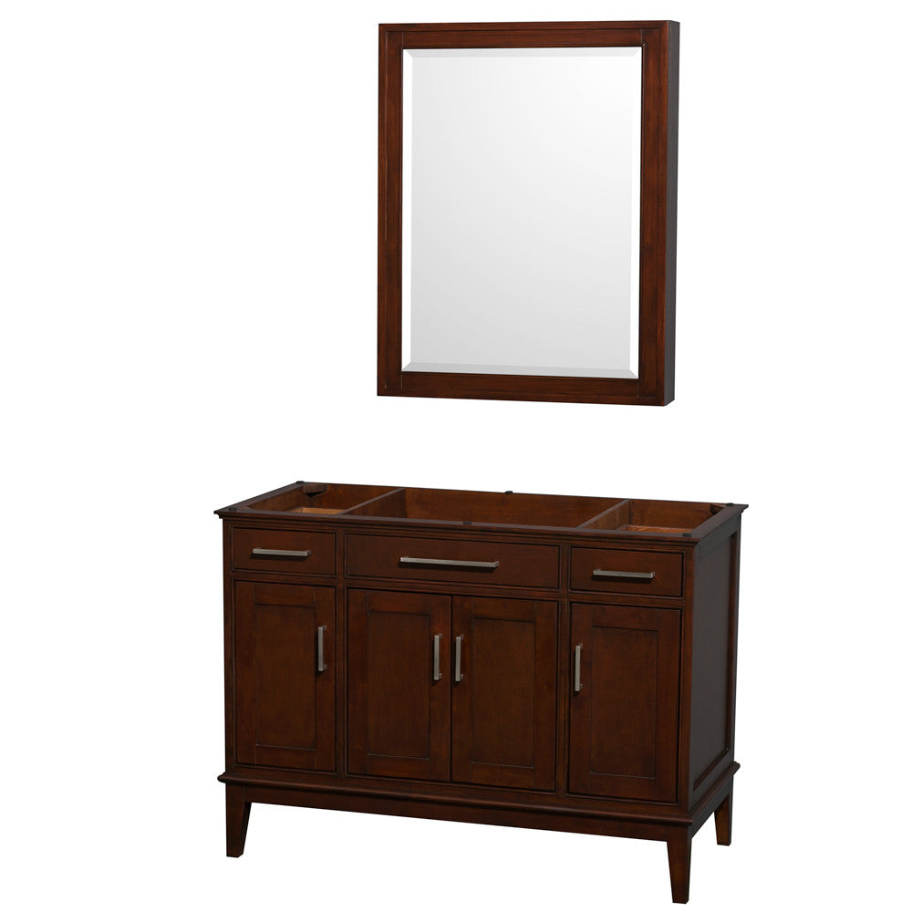 Hatton 48-Inch Single Bathroom Vanity - Dark Chestnut