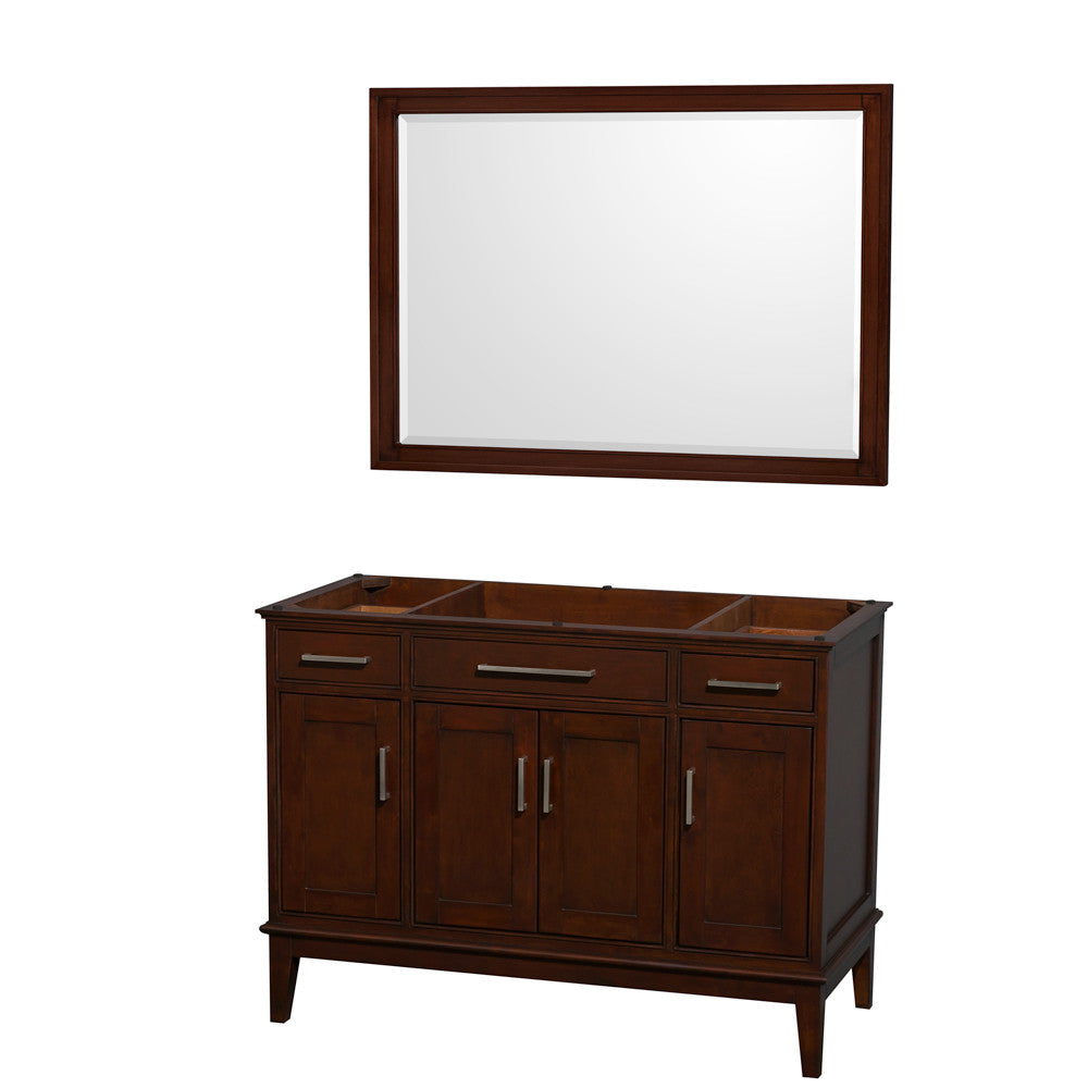 Hatton 48-Inch Single Bathroom Vanity - Dark Chestnut