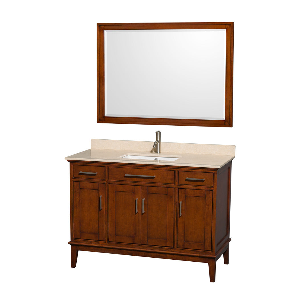 Hatton 48-Inch Single Bathroom Vanity - Light Chestnut
