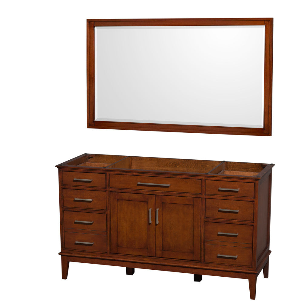 Hatton 60-Inch Single Bathroom Vanity - Light Chestnut