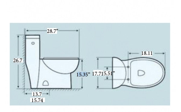 HUDSON TOILET CONTEMPORARY TOILET