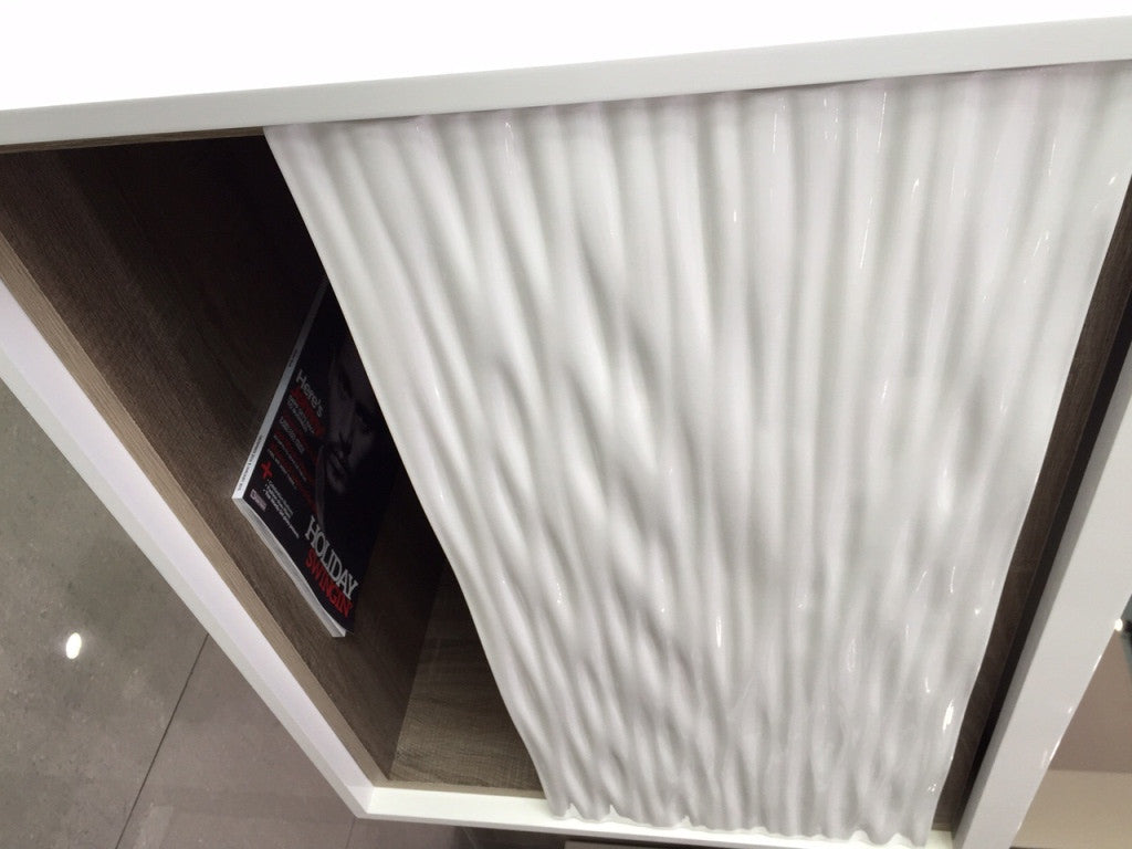 Aquamoon Wave 31 Modern Bathroom Vanity Set - White