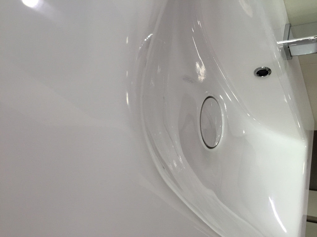 Aquamoon Wave 31 Modern Bathroom Vanity Set - White