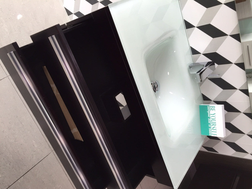 Aquamoon Tribeca 35 Modern Bathroom Vanity Set  - Espresso