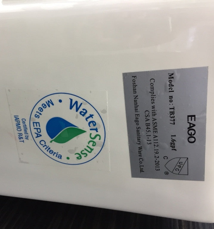 Eago 377 Modern One Piece Toilet ADA Compliant