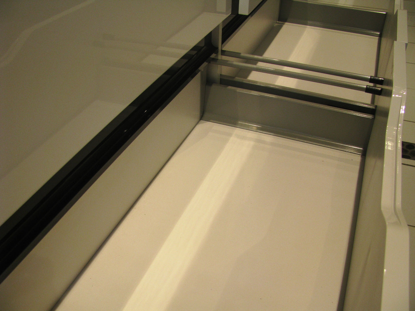 Aquamoon Terzo Double Sink Modern Bathroom Vanity Set - White