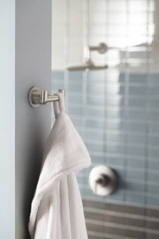 MOEN Arris brushed nickel robe hook