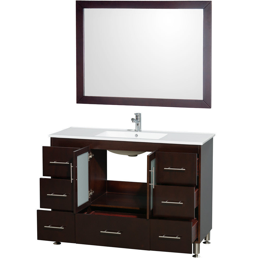 Katy 48-inch Single Bathroom Vanity Set - Espresso