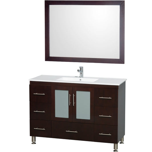 Katy 48-inch Single Bathroom Vanity Set - Espresso