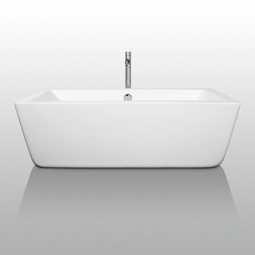 Laura 59" Small Soaking Bathtub By Wyndham Collection